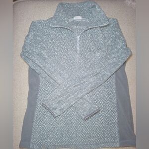 Columbia, Women's fleece pullover, size large color gray
